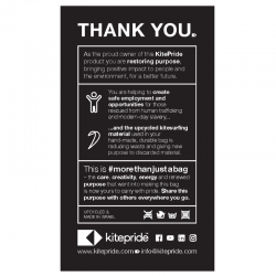 DRAWSTRING UPCYCLED BAG