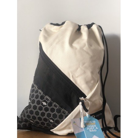 DRAWSTRING UPCYCLED BAG