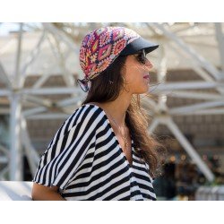 CAMOUFLAGE PINK PEAK CAP