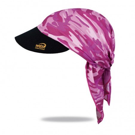 CAMOUFLAGE PINK PEAK CAP
