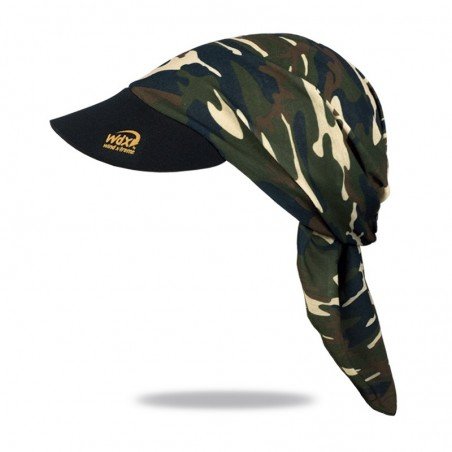 CAMOUFLAGE KAKI PEAK CAP