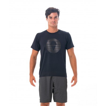 MEN 69 ICE FLAVOUR RASH TEE POLY PANEL BLACK