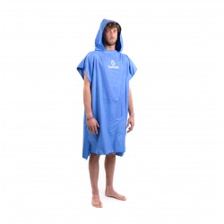 QUICK-DRY PONCHO MICROFIBRE BLUE