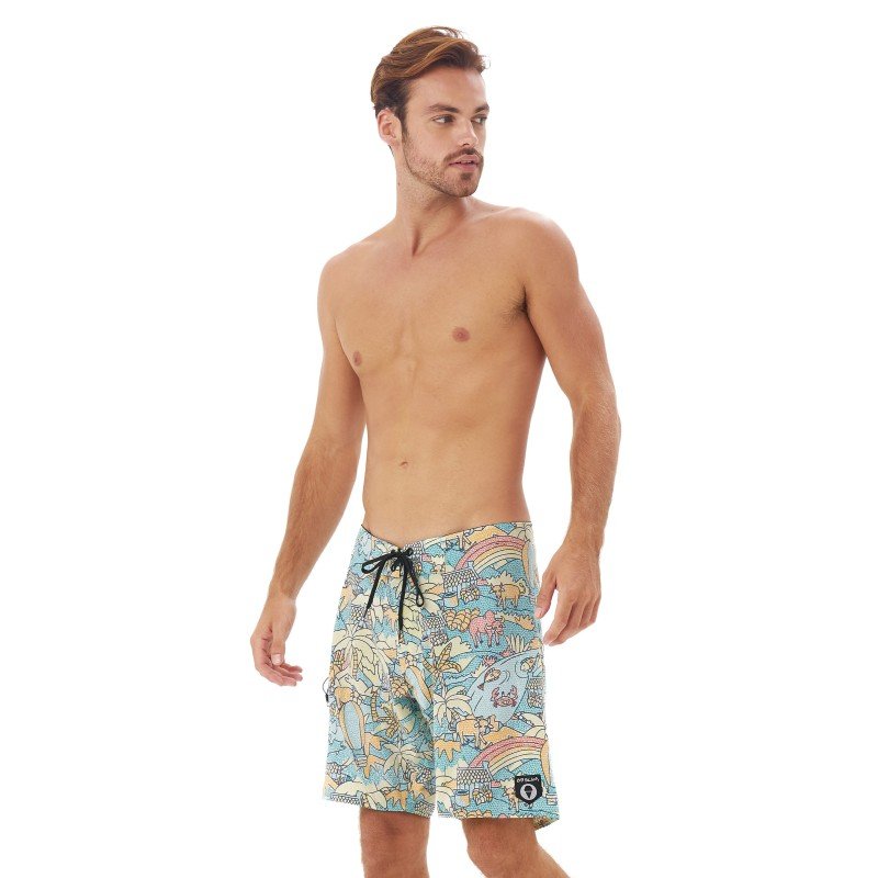 MEN MOZAIK FIELD BOARDSHORT 4WAYS