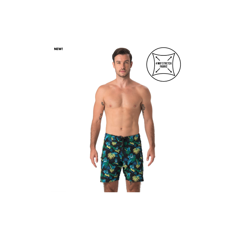 MEN TIKI FACE BOARDSHORT 4WAY