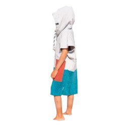 Surf, Bath and Beach Poncho – Kid (6-9 years) – Marin Sky / Navy