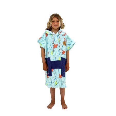 Children's Poncho 6-9 years THUNDER/ NAVY