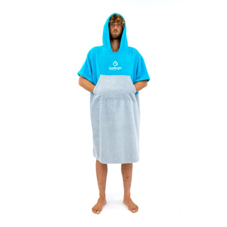 PONCHO CYAN & GREY