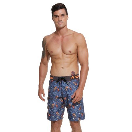 MEN MAYAN HEAD MANU LONG LENGTH BOARDSHORT