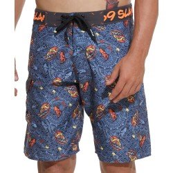 MEN MAYAN HEAD MANU LONG LENGTH BOARDSHORT