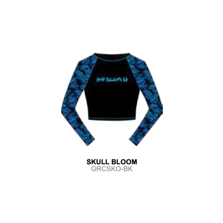 WOMEN SKULL BLOOM L/S YOKO RASH VEST