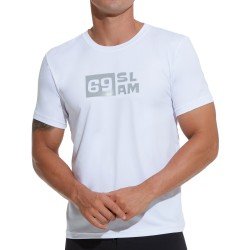 MEN  WHITE BOXY SLAM CRAIG S/S RASH