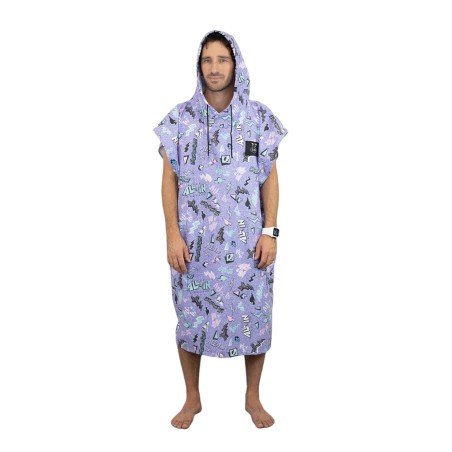 ADULT LIGHTWEIGHT PONCHO POP 80 VIOLET