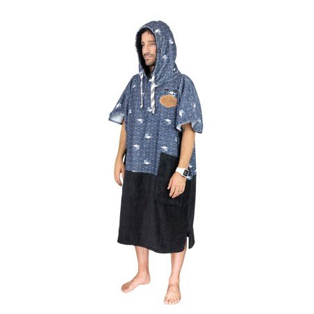 ADULT V-CUT Poncho Lettrage