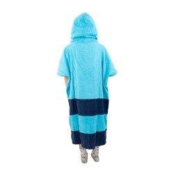 JUNIOR PONCHO 9-15 years TURQUOISE NAVY