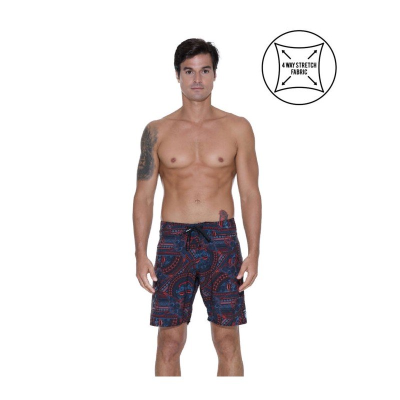 MEN SAMOAN LIAM 4 WAYS STRETCH BOARDSHORT