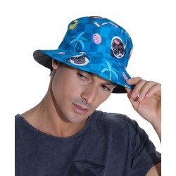 UNISEX PUGTASTIC REVERSIBLE BUCKET HAT